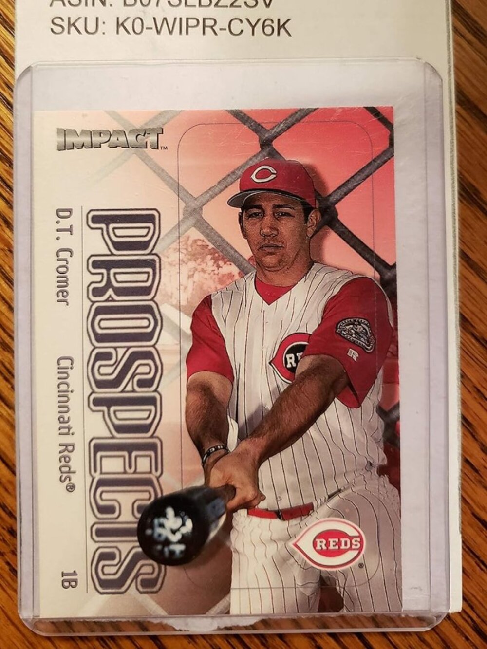 2000 Fleer Skybox International® D.T. CROMER, Cincinnati Reds™ Skybox Impact